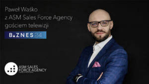 Paweł Waśko z ASM Sales Force Agency gościem programu Wiadomości Handlowe w telewizji Biznes24